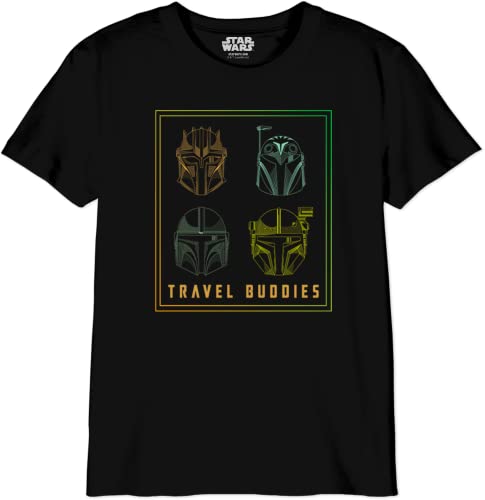 Star Wars Jungen Boswmants065 T-Shirt, Schwarz, 8 Jahre von Star Wars