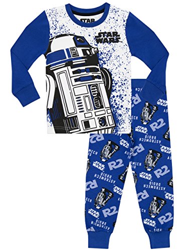 Star Wars Jungen Schlafanzug Nachtwäsche Darth Vader T-Shirt Hose Satz 5-6 Jahre 