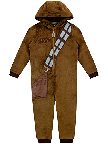 Star Wars Jungen Schlafoveralls Chewbacca Braun 122 von Star Wars