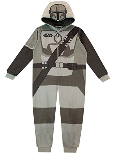 Star Wars Jungen Schlafoveralls The Mandalorian Grau 116 von Star Wars