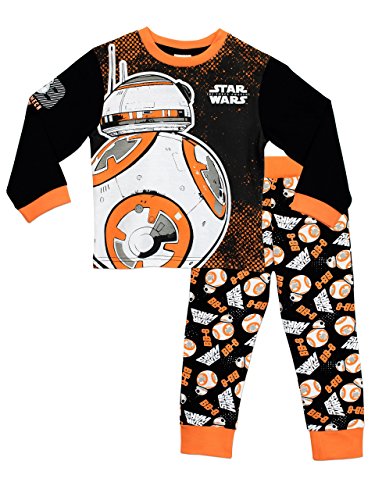 Star Wars Schlafanzug | BB8 Schlafanzug Jungen | Langarm Schlafanzüge für Kinder | Baumwolle Pyjama Junge Mehrfarbig 152 von Star Wars