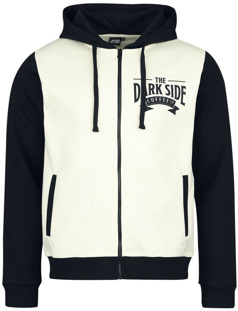 Star Wars - Disney Kapuzenjacke - The Dark Side Coffee - S bis XXL - für Männer - Größe L - creme/schwarz  - EMP exklusives Merchandise! von Star Wars