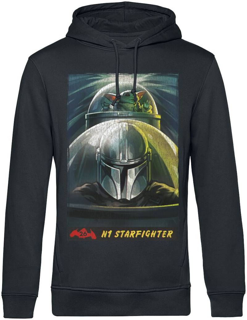 Star Wars Kapuzenpullover - The Mandalorian - Season 3 - Vintage - M bis XXL - für Männer - Größe XXL - schwarz  - EMP exklusives Merchandise! von Star Wars