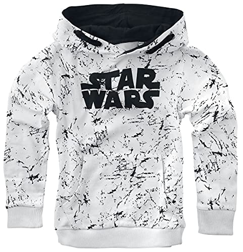 Star Wars Kids - Hoth Unisex Kapuzenpullover weiß 140 100% Baumwolle Fan-Merch, Filme, TV-Serien von Star Wars