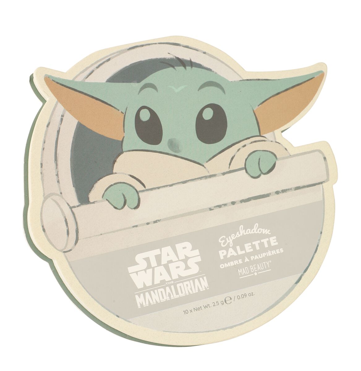 Star Wars Lidschatten - The Mandalorian - Mad Beauty - Grogu Liedschattenpalette - für Damen   - Lizenzierter Fanartikel von Star Wars