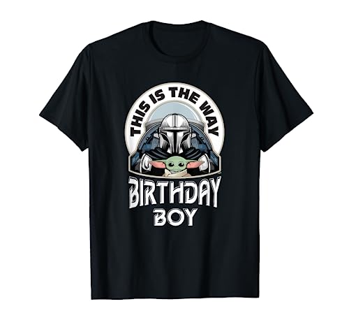 Star Wars Mandalorian and Grogu This is the Way Birthday Boy T-Shirt von Star Wars