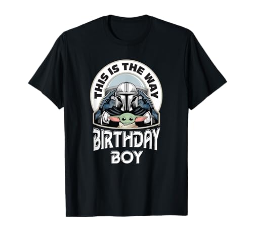 Star Wars Mandalorian and Grogu This is the Way Birthday Boy T-Shirt von Star Wars