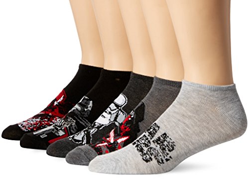 STAR WARS Herren 5er-Pack No Show Lässige Socken, Black Prime, 43-47 EU (8er von Star Wars