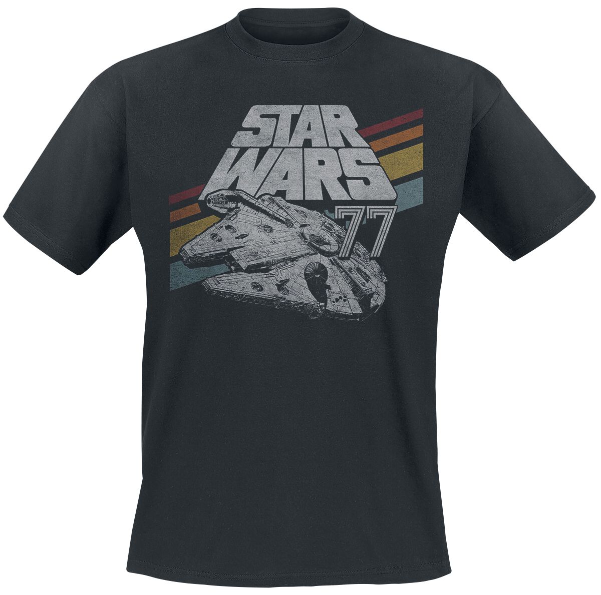 Star Wars Millenium Falcon T-Shirt schwarz in XL von Star Wars
