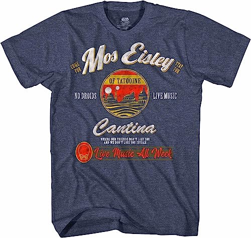 Star Wars Mos Eisley Cantina Tatooine Herren-T-Shirt - Blau - X-Groß von Star Wars