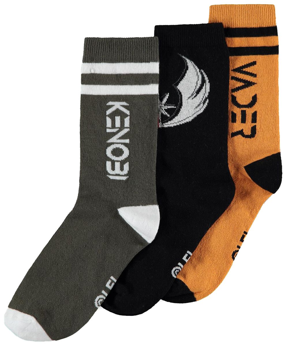 Star Wars Obi-Wan - Kenobi - Logo Socken multicolor in EU 43-46 von Star Wars