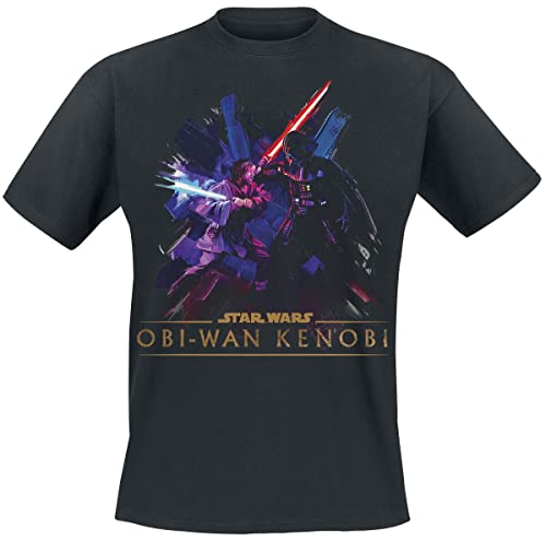 Star Wars Obi-Wan Kenobi - Vintage Männer T-Shirt schwarz L von Star Wars