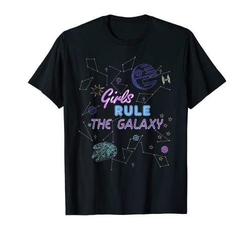 Star Wars Outer Space Girls Rule the Galaxy T-Shirt T-Shirt von Star Wars