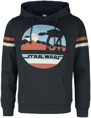 Star Wars Planet Scarif Männer Kapuzenpullover schwarz S von Star Wars