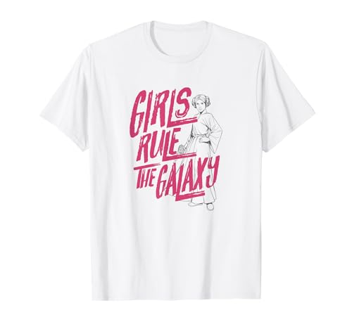 Star Wars Princess Leia Girls Rule The Galaxy T-Shirt von Star Wars