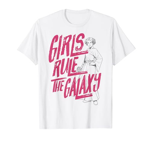 Star Wars Princess Leia Girls Rule The Galaxy T-Shirt von Star Wars