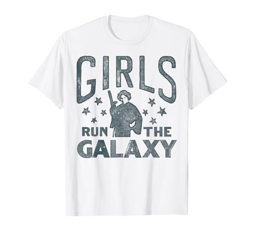 Star Wars Princess Leia Girls Run The Galaxy C1 T-Shirt von Star Wars