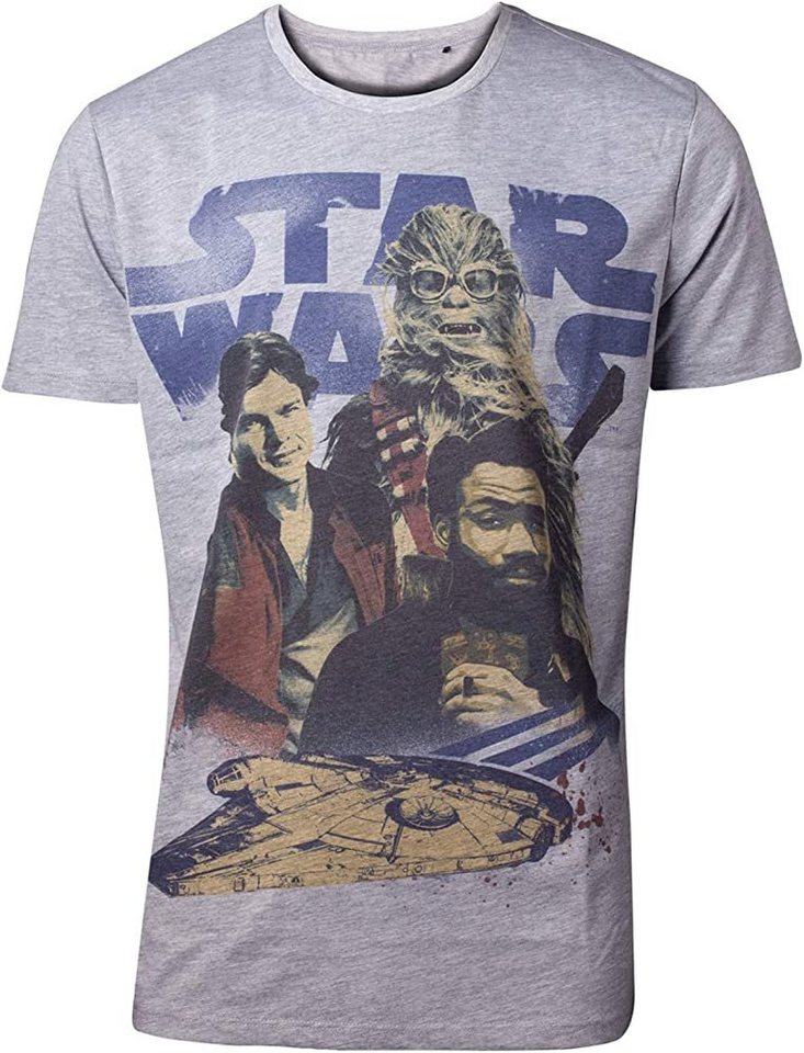 Star Wars Print-Shirt STAR WARS HAN SOLO T-Shirt Erwachsene +Jugendliche Is a crowd Größen S M XL von Star Wars