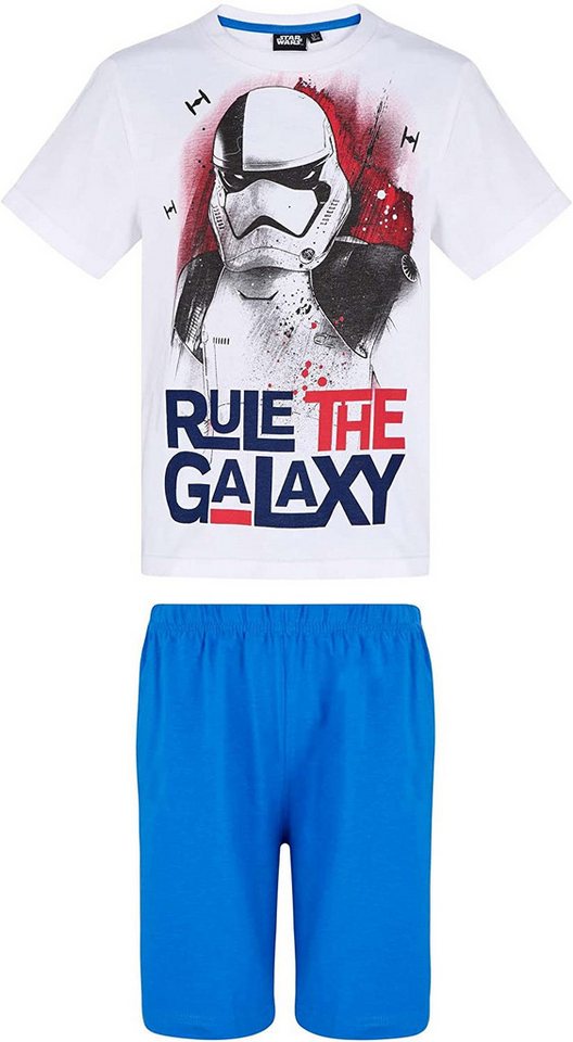 Star Wars Pyjama Jungen Shorty Pyjama Schlafanzug 5 6 7 8 9 Jahre Star Wars kurzer Schlafanzug KInder von Star Wars