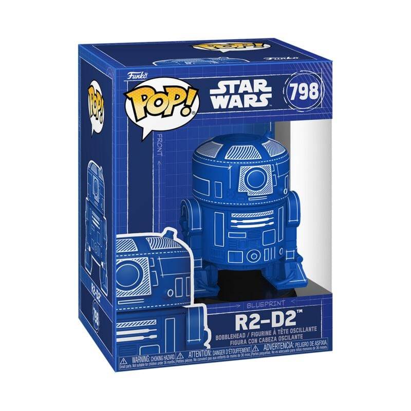 Star Wars R2-D2 (Blueprint) Vinyl Figur 798 Funko Pop! multicolor von Star Wars