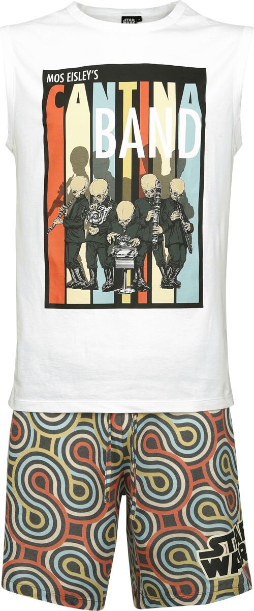 Star Wars Schlafanzug - Cantina Band - S bis 3XL - für Männer - Größe XXL - multicolor  - EMP exklusives Merchandise! von Star Wars