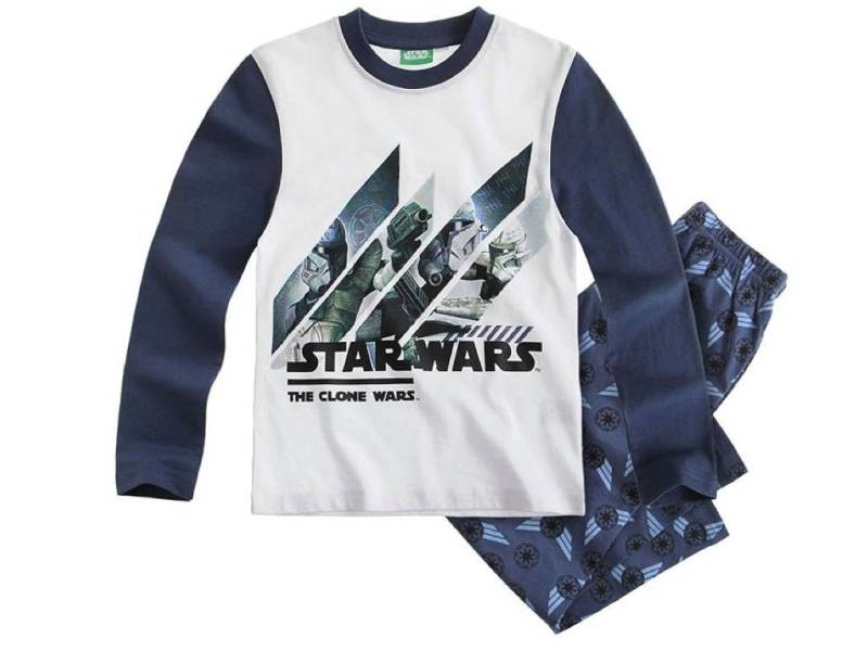 Star Wars Schlafanzug Pyjama Clone Wars Storm Trooper Gr. 104 von Star Wars