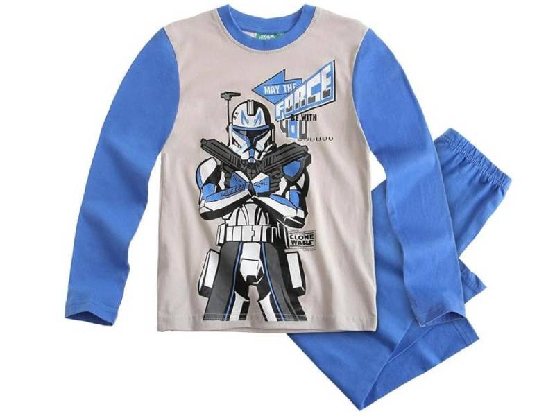 Star Wars Schlafanzug Pyjama Clone Wars Storm Trooper Gr. 104 von Star Wars