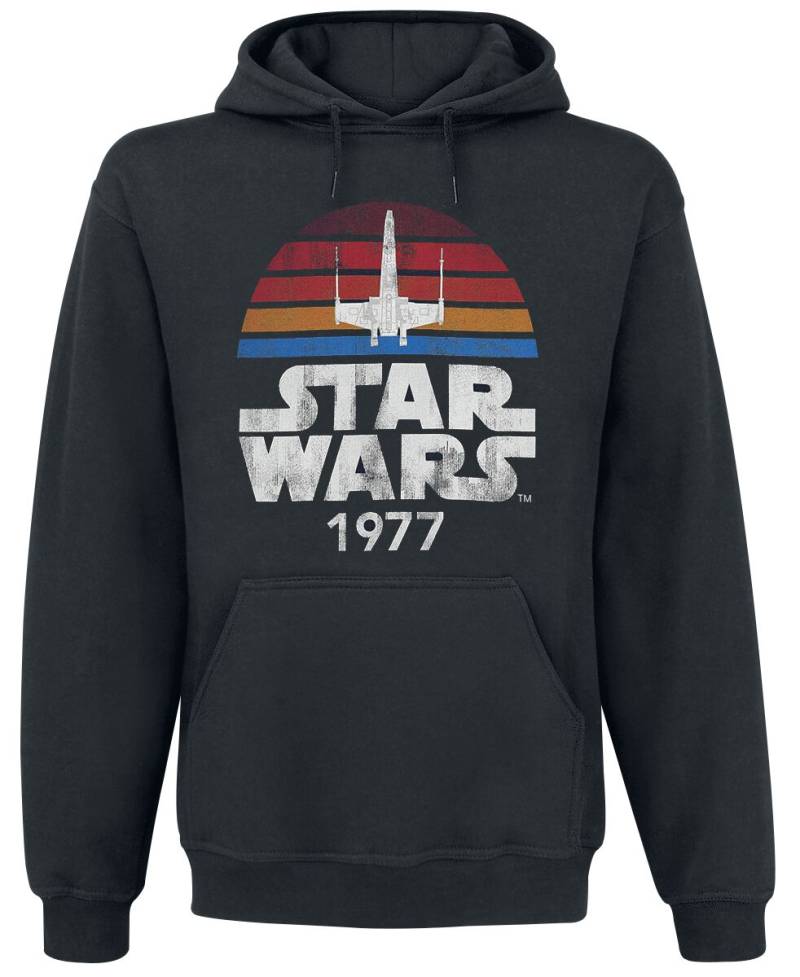 Star Wars 1977 Kapuzenpullover schwarz in XL von Star Wars