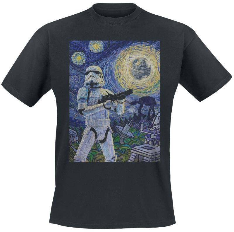 Star Wars Stormy Night T-Shirt schwarz in XL von Star Wars