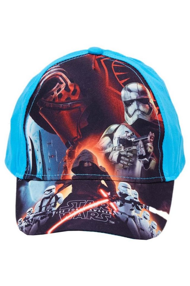 Star Wars Strickmütze Star Wars The Force Awakens Jungen Mütze Blau 54 (Star Wars The Force Awakens Jungen Mütze Blau Größe 54, 1-St) von Star Wars