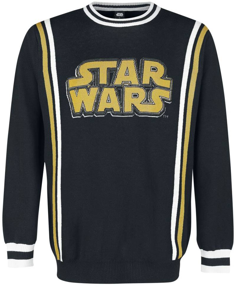 Star Wars - Disney Strickpullover - Schriftzug - S bis XXL - für Männer - Größe L - multicolor  - EMP exklusives Merchandise! von Star Wars