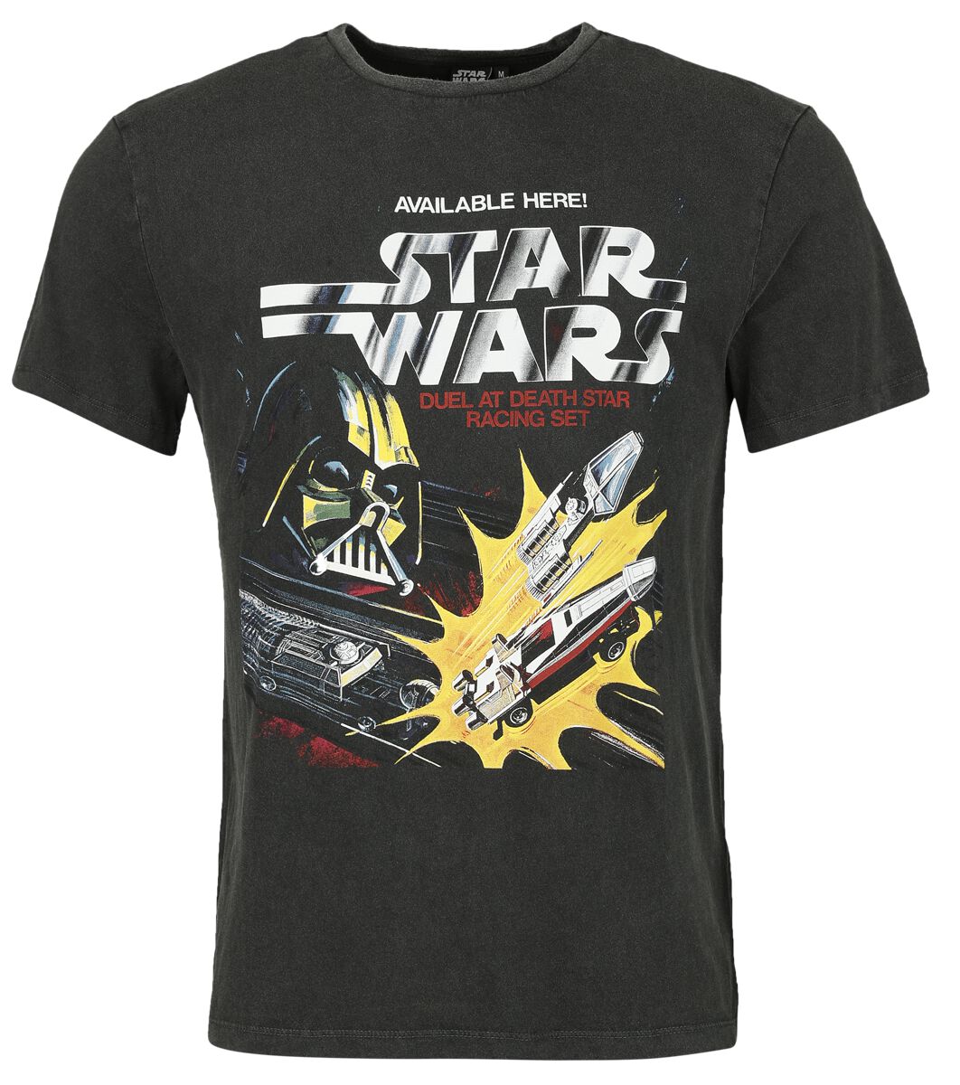 Star Wars T-Shirt - Classic - Racing Set - S bis XXL - für Männer - Größe M - schwarz  - Lizenzierter Fanartikel von Star Wars