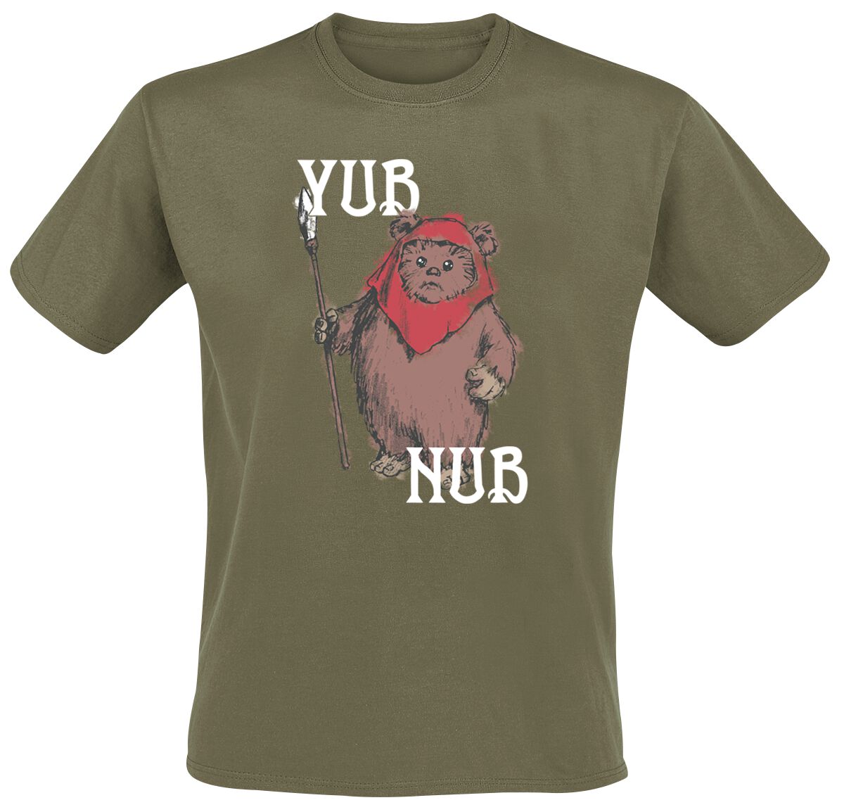 Star Wars T-Shirt - Ewok - Yub Nub - S bis XXL - für Männer - Größe S - grün  - EMP exklusives Merchandise! von Star Wars