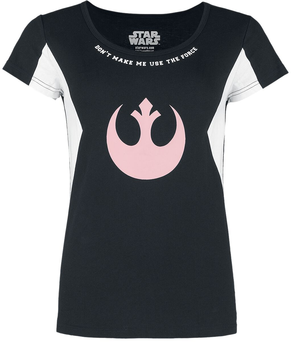 Star Wars T-Shirt - S bis M - für Damen - Größe M - schwarz/weiß  - EMP exklusives Merchandise! von Star Wars