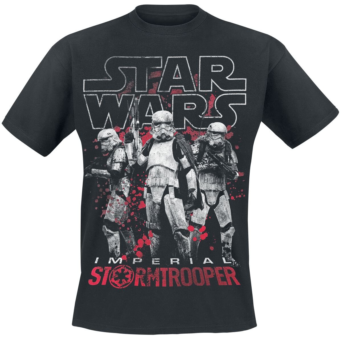 Star Wars T-Shirt - Solo: A Star Wars Story - Imperial Stormtrooper - S bis 5XL - für Männer - Größe 5XL - schwarz  - Lizenzierter Fanartikel von Star Wars