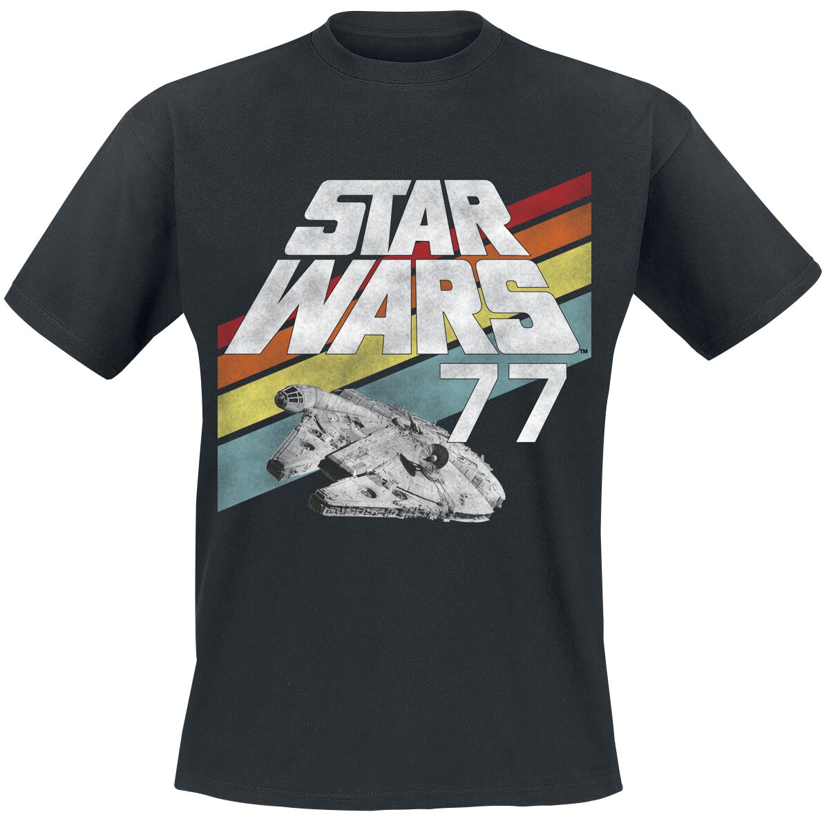 Star Wars T-Shirt - Star Wars - 77 - S bis XXL - für Männer - Größe XXL - schwarz  - EMP exklusives Merchandise! von Star Wars