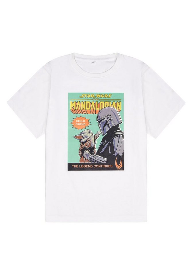 Star Wars T-Shirt Star Wars The Mandalorien T-Shirt Kinder von Star Wars