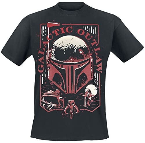 Star Wars The Book of Boba Fett - Galactic Outlaw Männer T-Shirt schwarz M von Star Wars