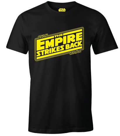 Star Wars - The Empire Strikes Back T-Shirt Schwarz 100% Baumwolle (L) von Star Wars