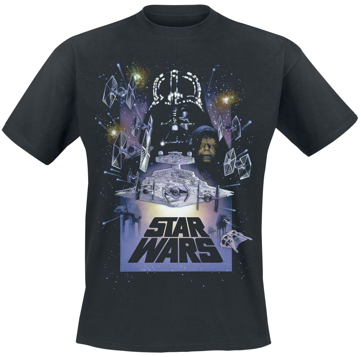 Star Wars The Empire Strikes Back T-Shirt schwarz in 4XL von Star Wars