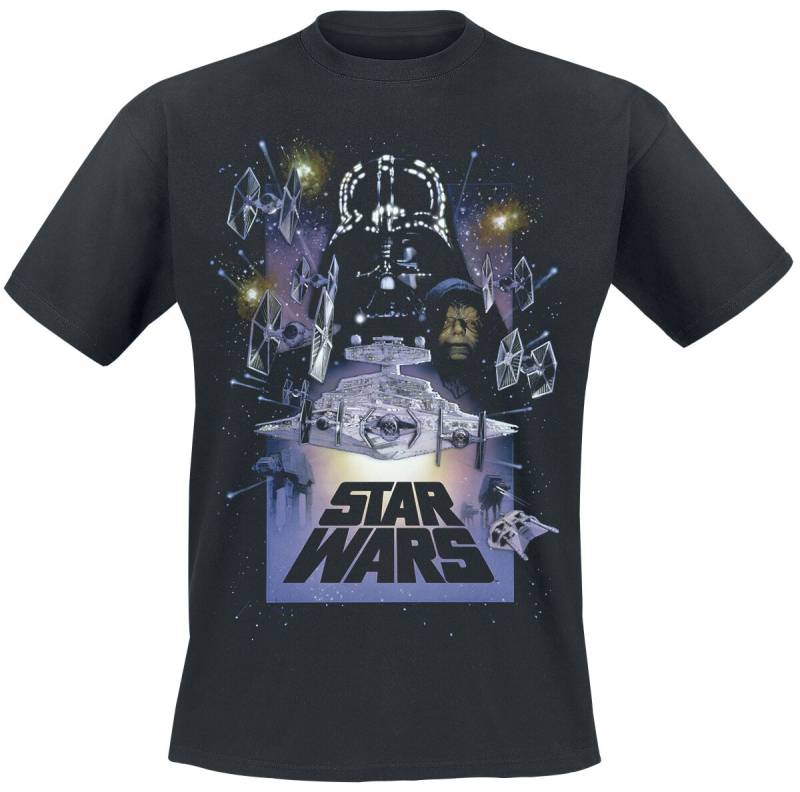 Star Wars The Empire Strikes Back T-Shirt schwarz in S von Star Wars