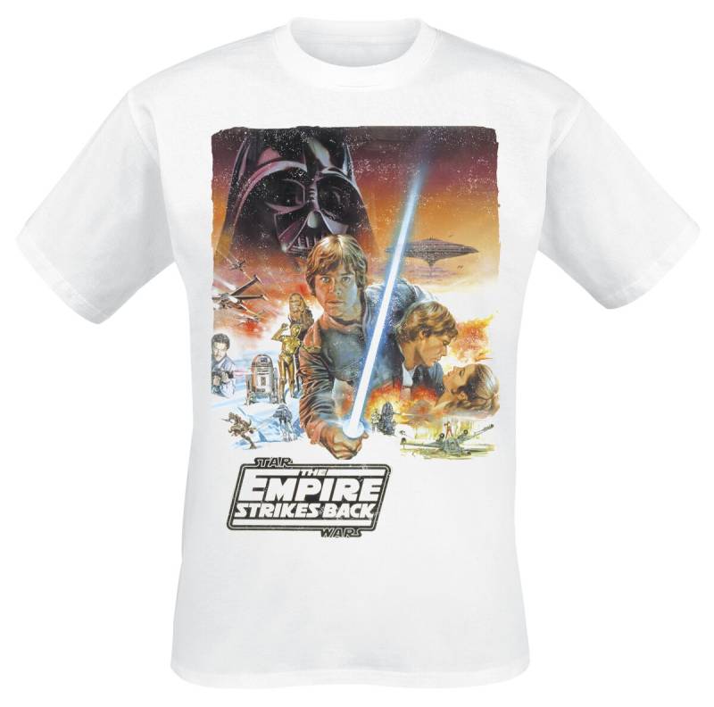 Star Wars The Empire Strikes Back T-Shirt weiß in S von Star Wars