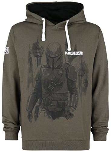 Star Wars The Mandalorian - Bounty Hunter Männer Kapuzenpullover Khaki XL von Star Wars