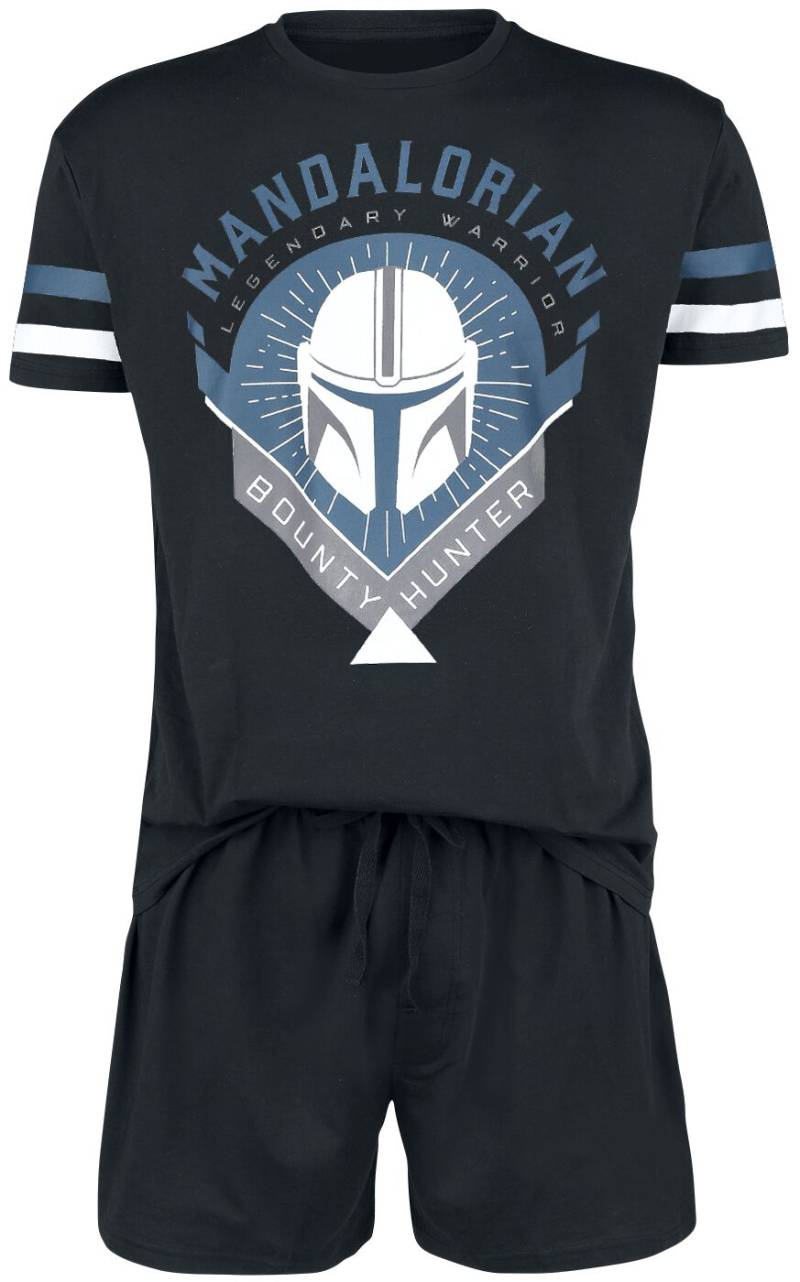Star Wars The Mandalorian - Bounty Hunter Schlafanzug schwarz in 4XL von Star Wars