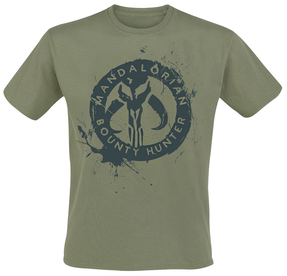 Star Wars The Mandalorian - Bounty Hunter T-Shirt oliv in M von Star Wars