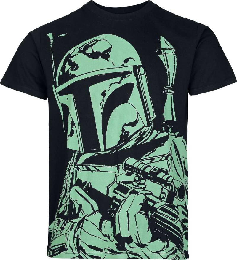 Star Wars The Mandalorian Green T-Shirt schwarz in S von Star Wars