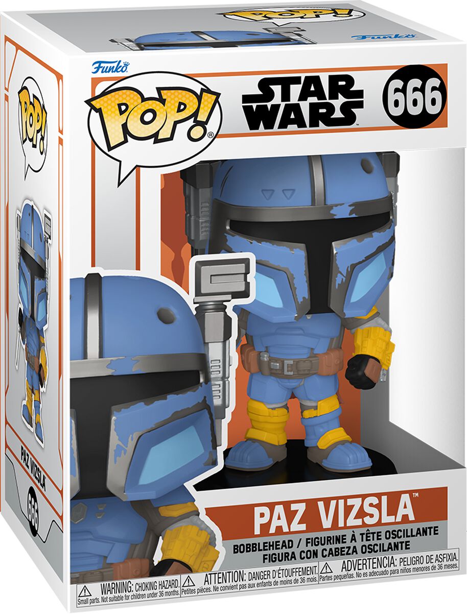 Star Wars The Mandalorian -  Paz Vizsla Vinyl Figur 666 Funko Pop! multicolor von Star Wars