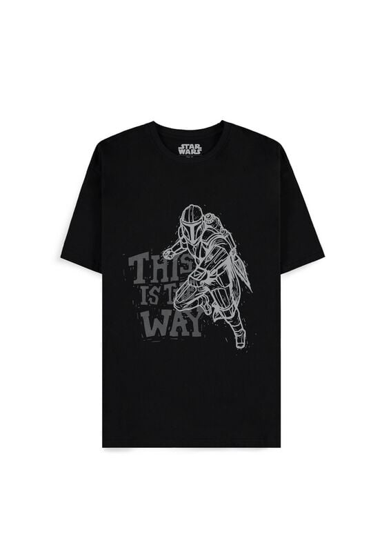 Star Wars The Mandalorian T-Shirt schwarz in M von Star Wars