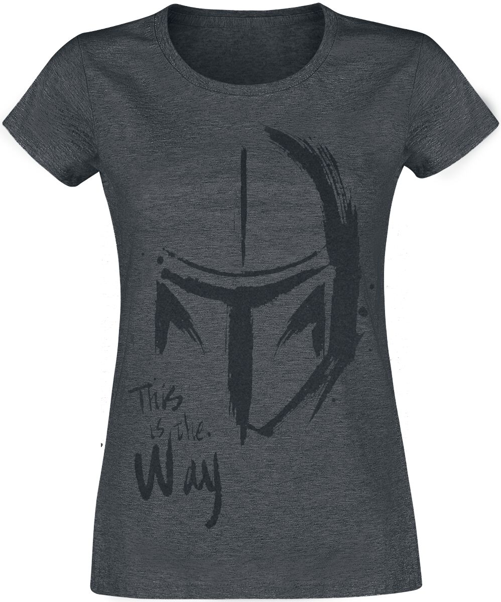 Star Wars The Mandalorian - This Is The Way T-Shirt graphite in M von Star Wars