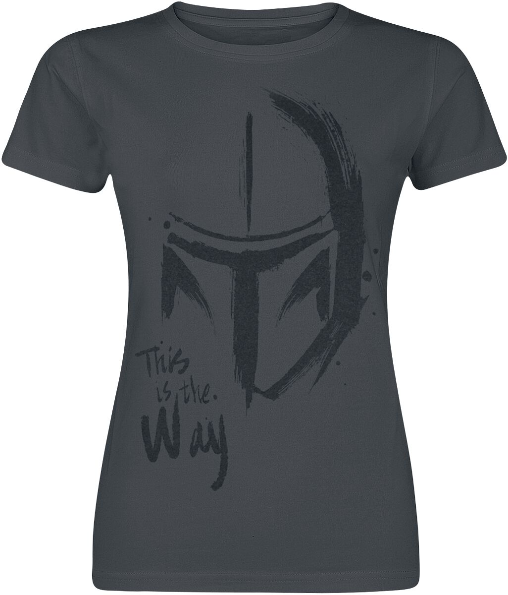 Star Wars The Mandalorian - This Is The Way T-Shirt graphite in XL von Star Wars